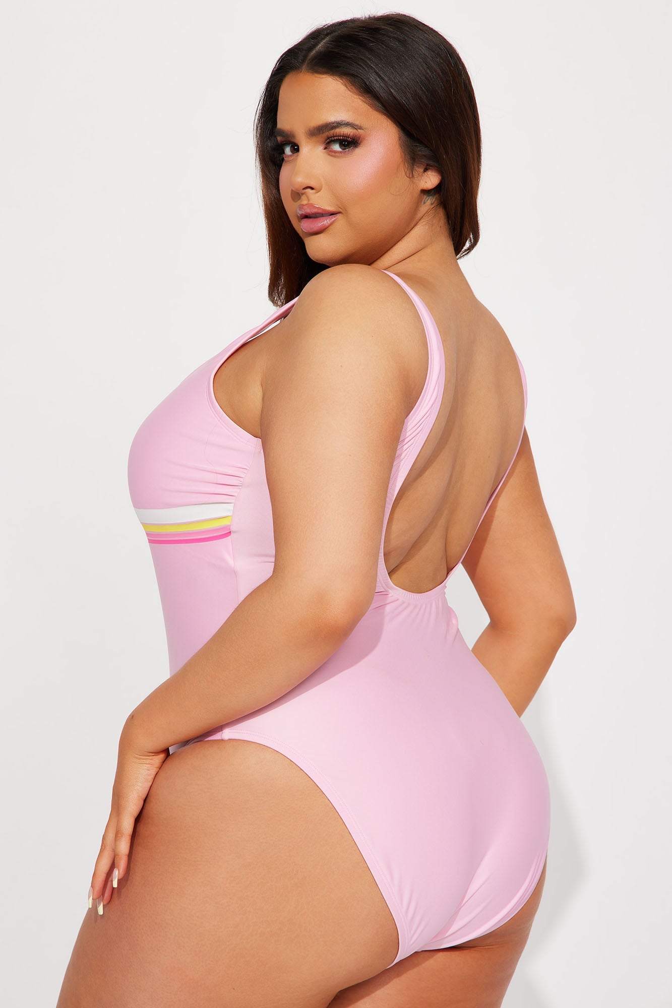 Barbie Sun And Fun 1 Piece Swimsuit - Pink