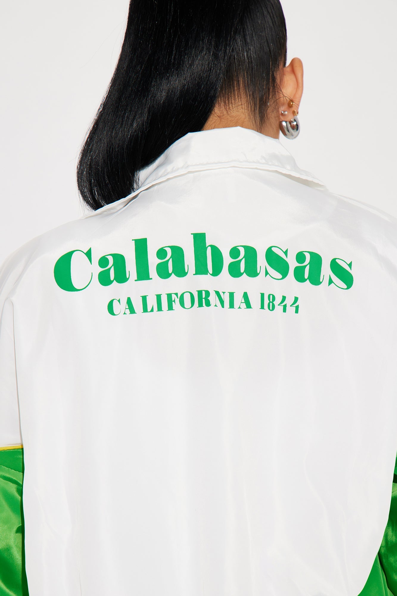 Fitness Club Windbreaker Jacket - White/combo