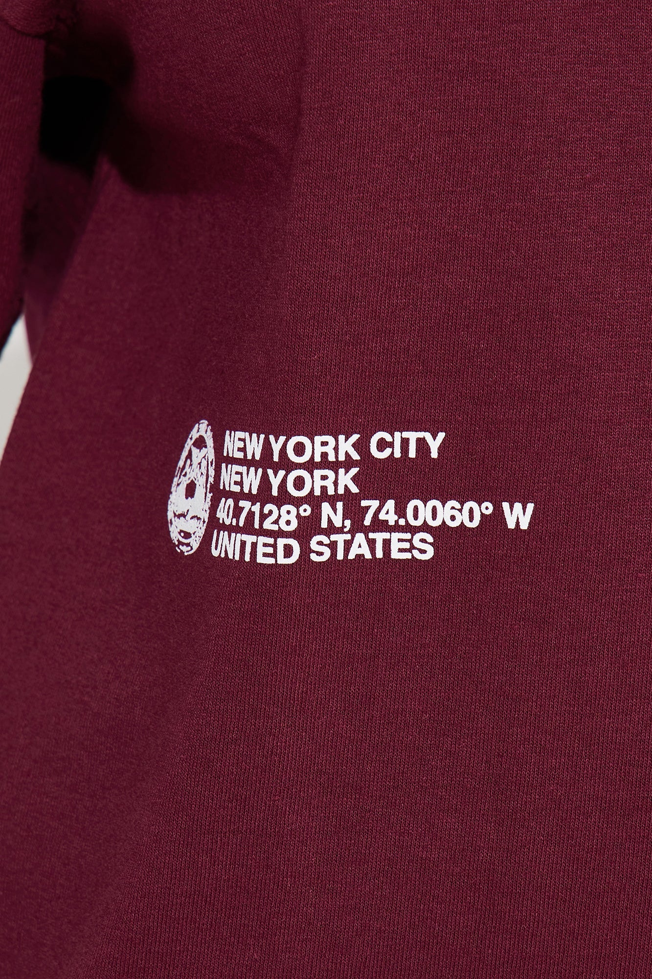 Destination NYC Graphic T-Shirt - Burgundy