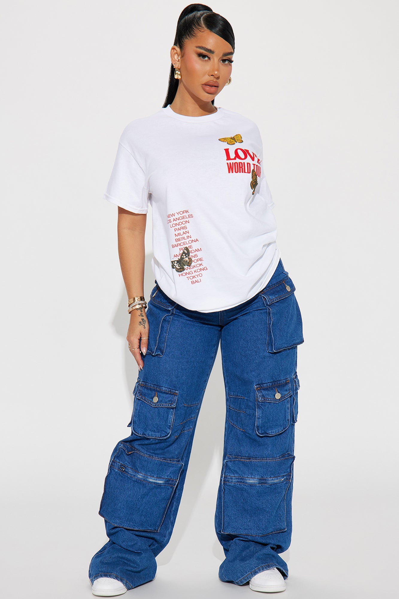 Love World Tour Graphic Tshirt - White