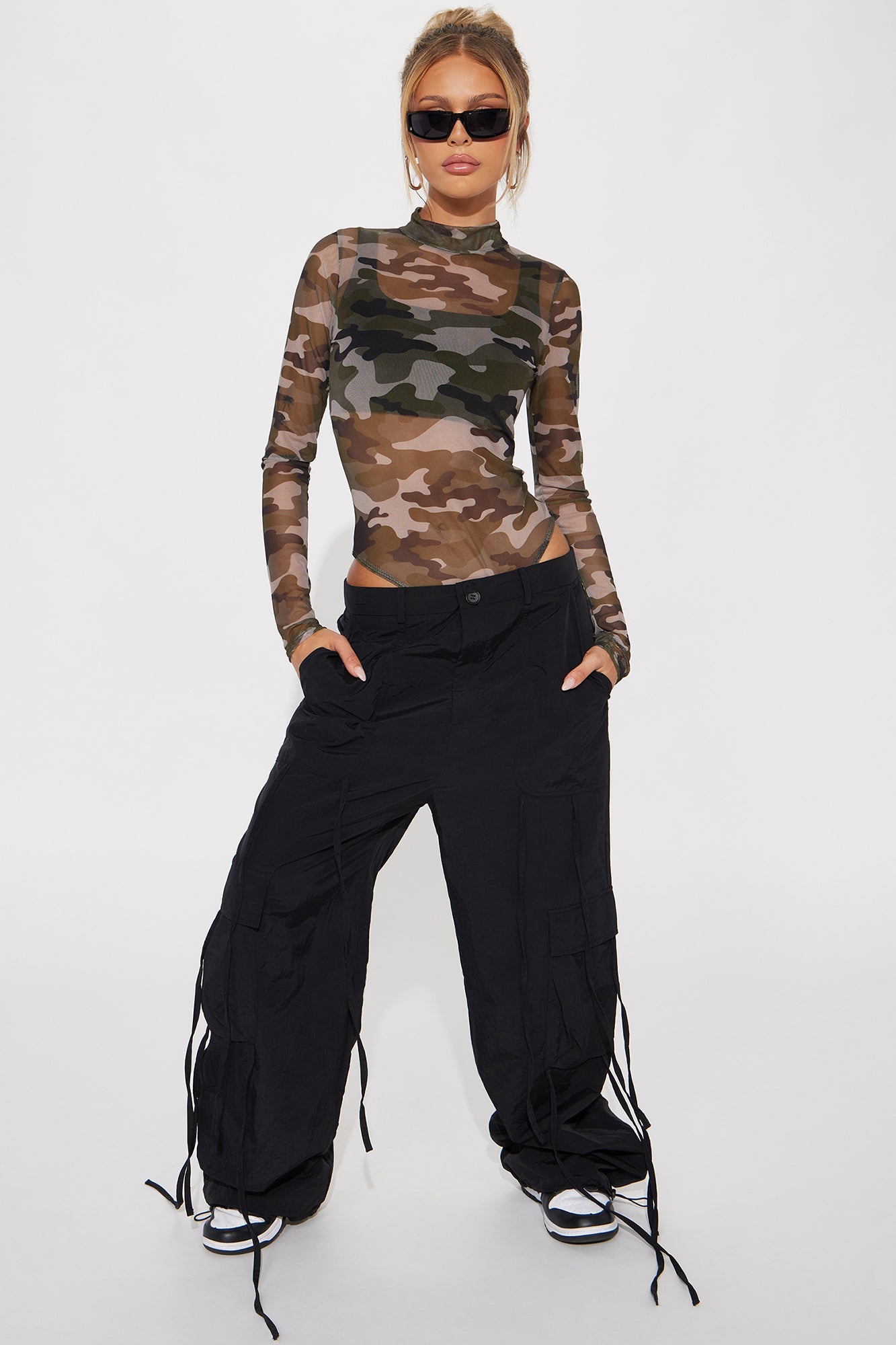 Send You My Location Camo Bodysuit - Camouflage