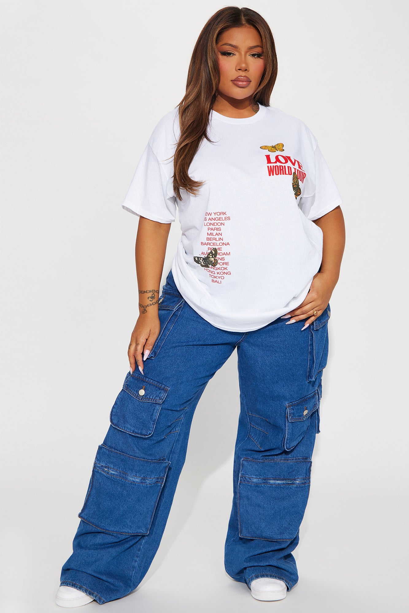 Love World Tour Graphic Tshirt - White