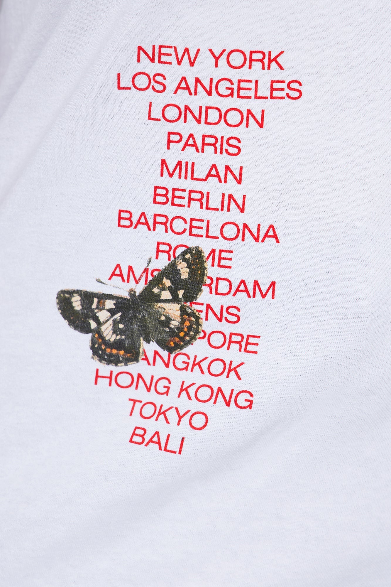 Love World Tour Graphic Tshirt - White