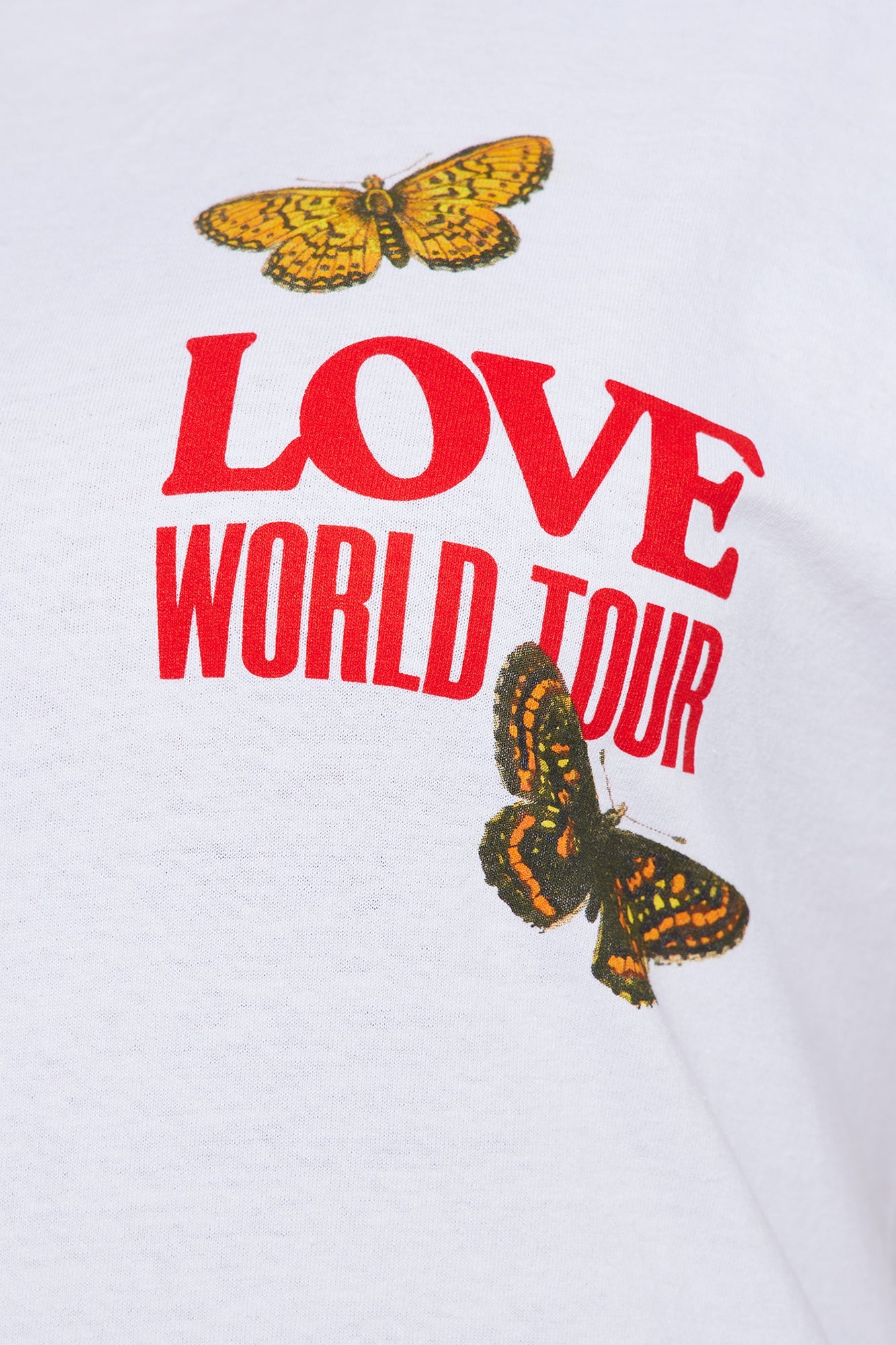 Love World Tour Graphic Tshirt - White
