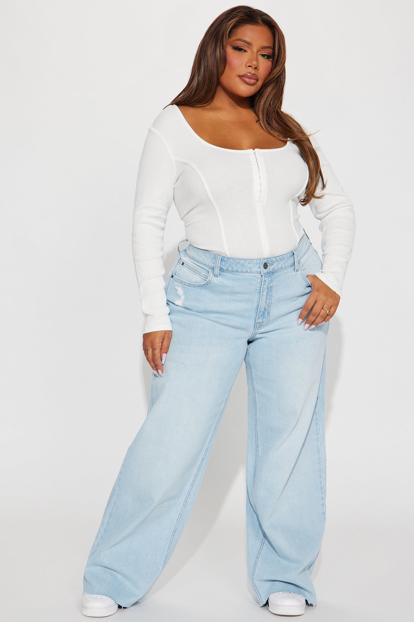 Secret's Out Rib Top - Ivory