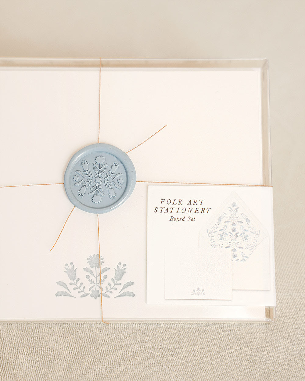 Folk Art Stationery Boxed Set