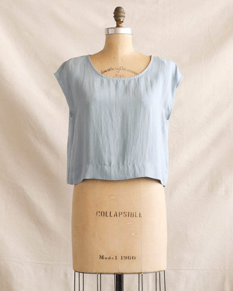 Celine Chambray Top