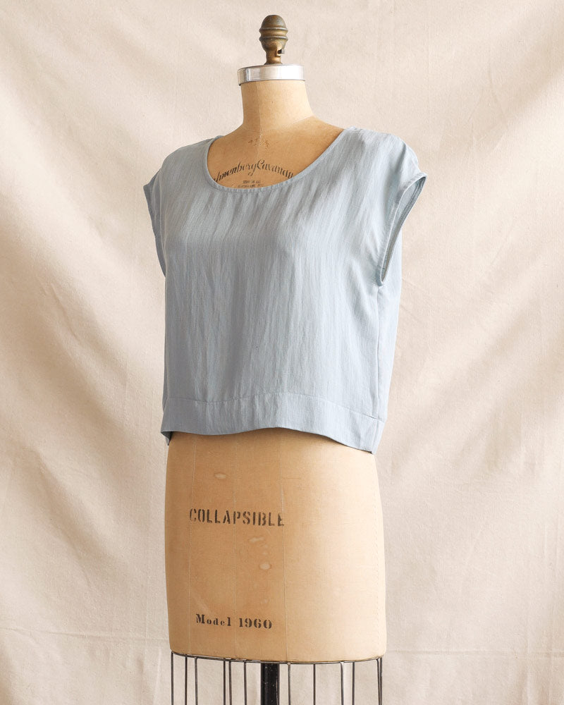Celine Chambray Top