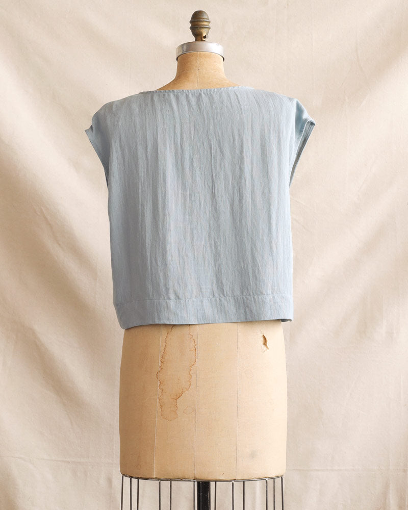 Celine Chambray Top