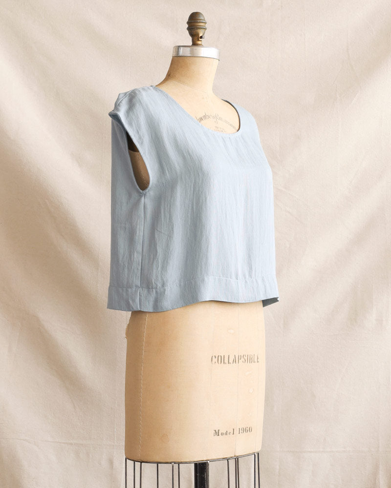 Celine Chambray Top