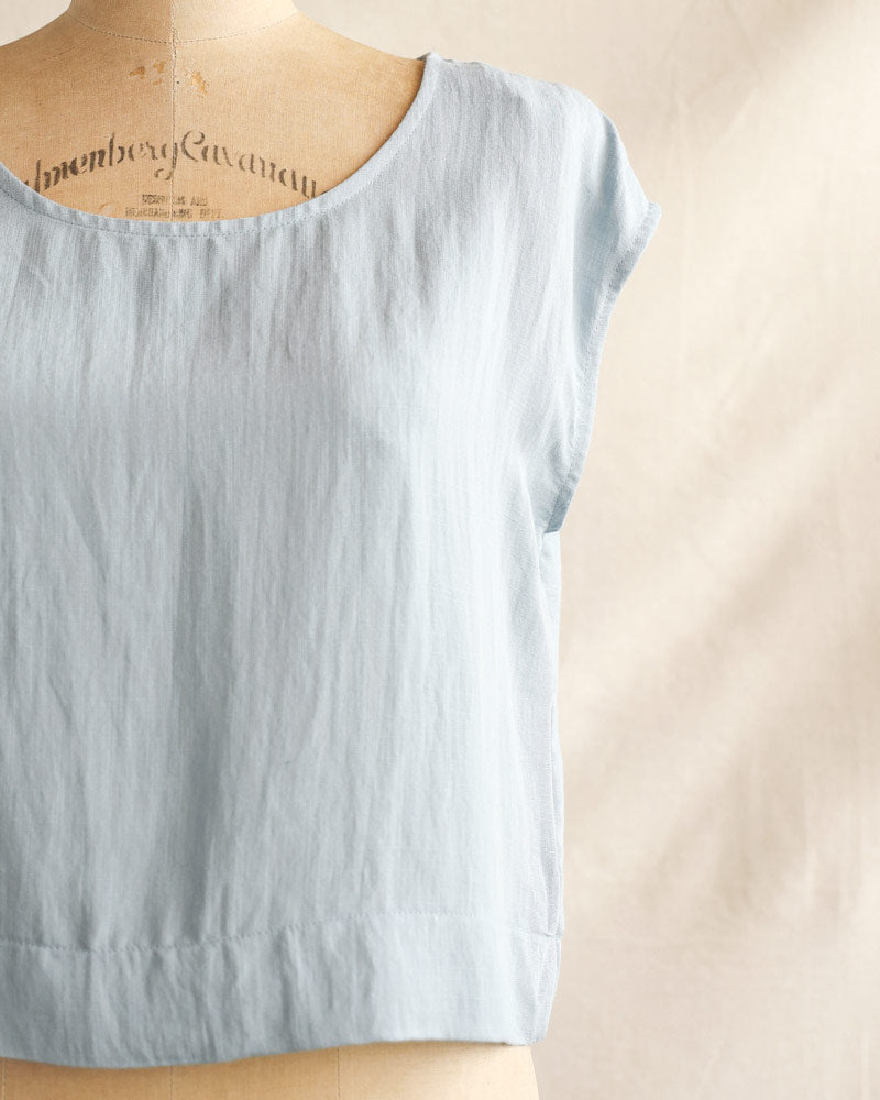 Celine Chambray Top