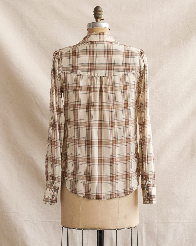 Found and Foraged Plaid Top