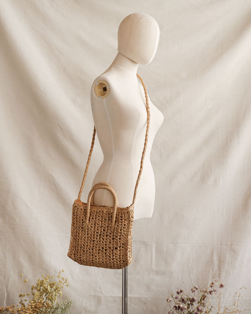 Ramona Square Straw Bag