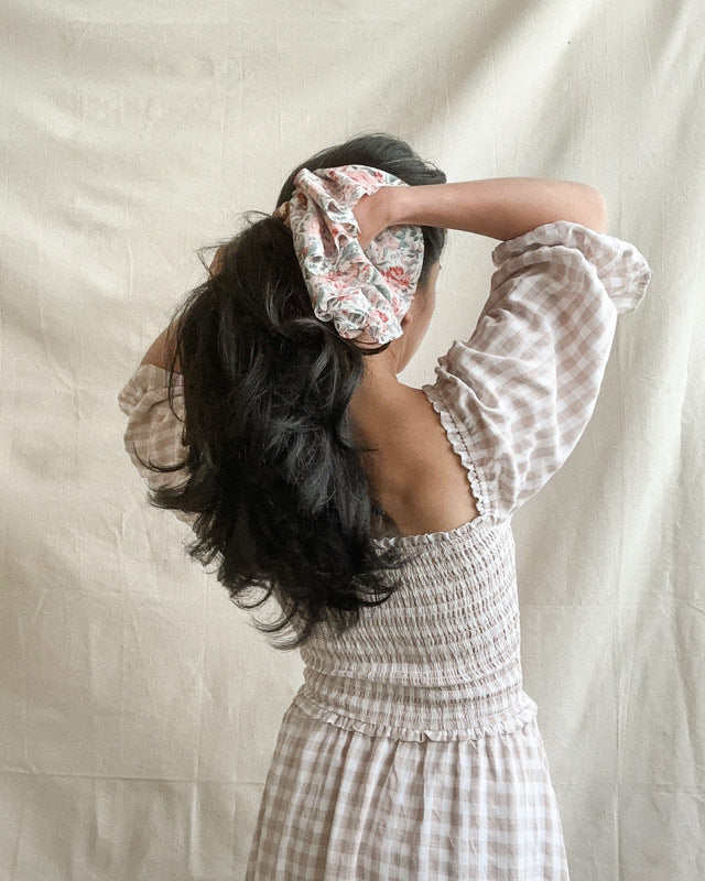 Cordelia Oversize Scrunchie - Rose