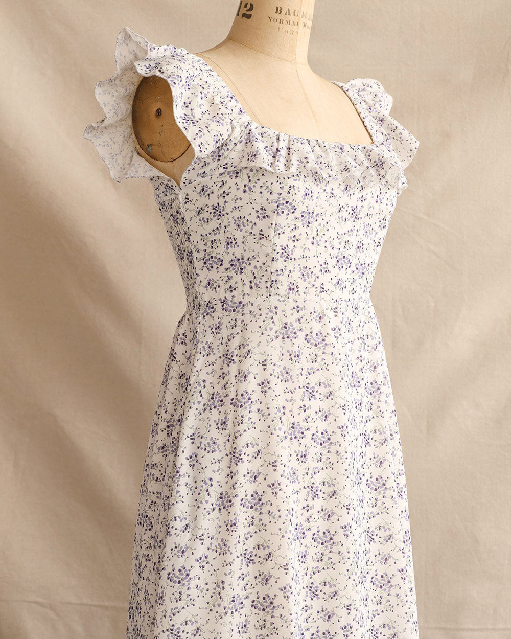 Fields of Grape Hyacinth Dress