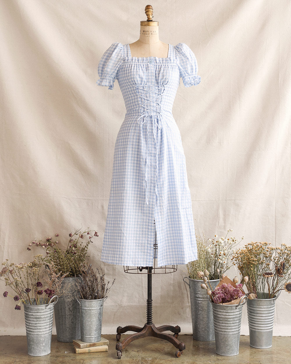 Virginia Lace Up Dress