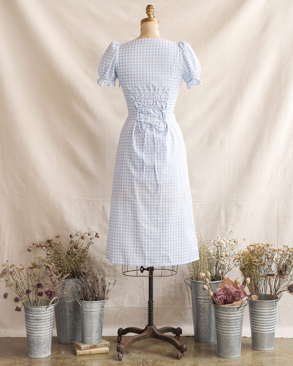 Virginia Lace Up Dress