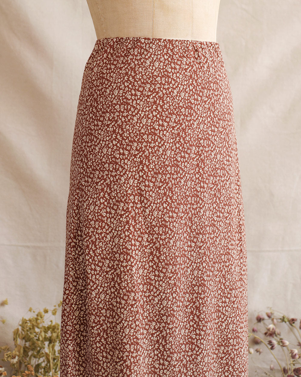 Worn Paths Midi Skirt