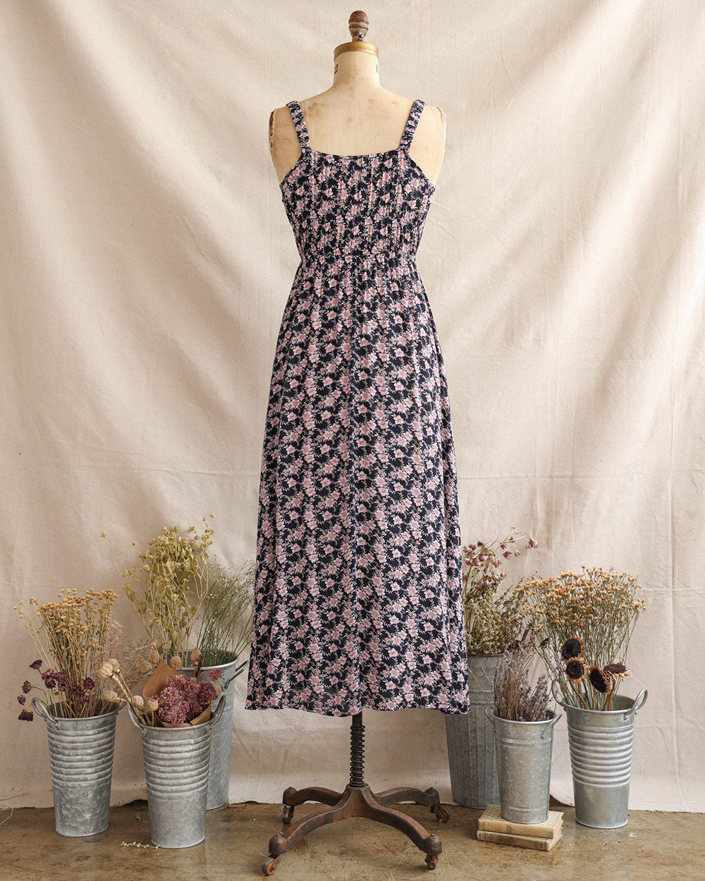 Floral Lithograph Sundress