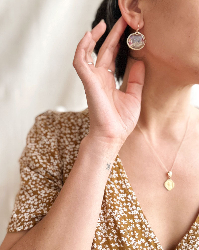 View of the Gardens Earrings