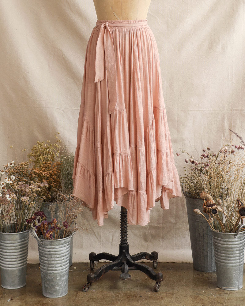 Dolores Hankie Hem Skirt
