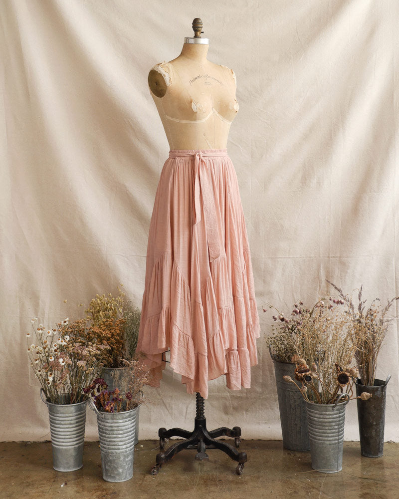 Dolores Hankie Hem Skirt
