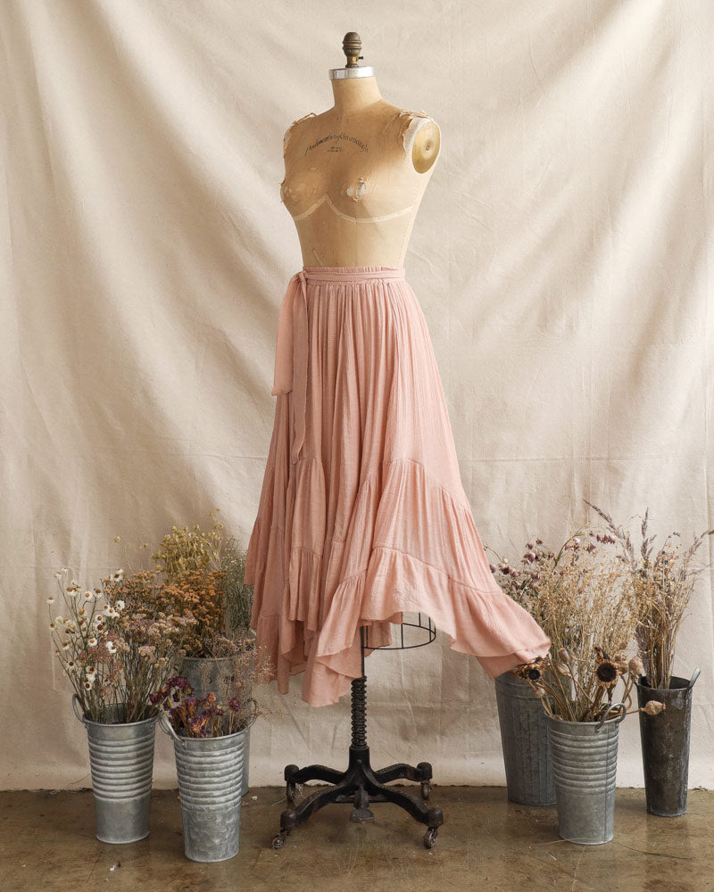 Dolores Hankie Hem Skirt