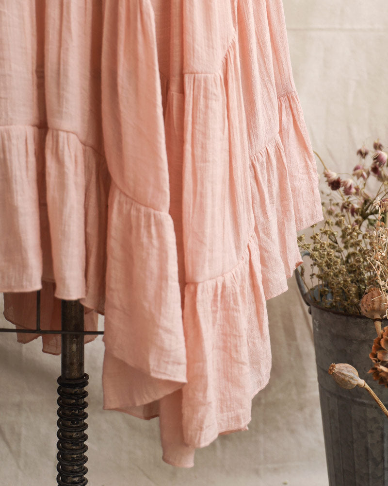 Dolores Hankie Hem Skirt