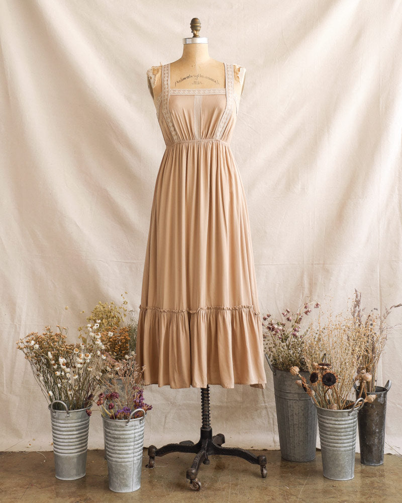 Dried Grasses Peasant Dress