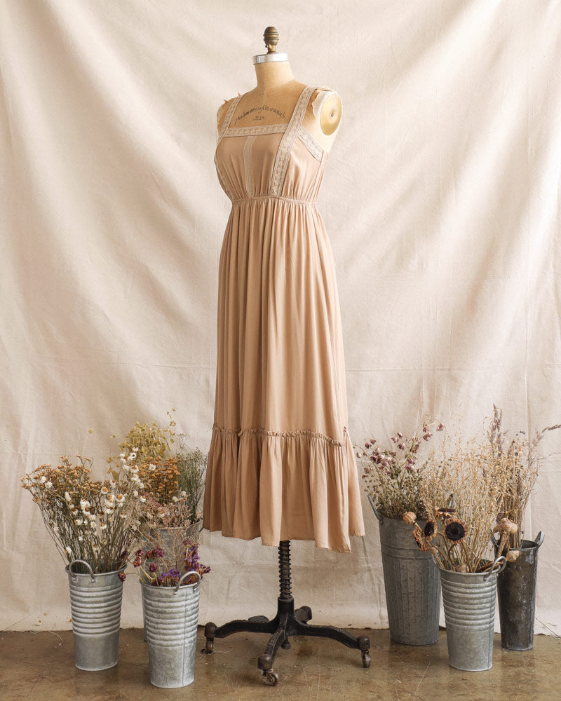 Dried Grasses Peasant Dress