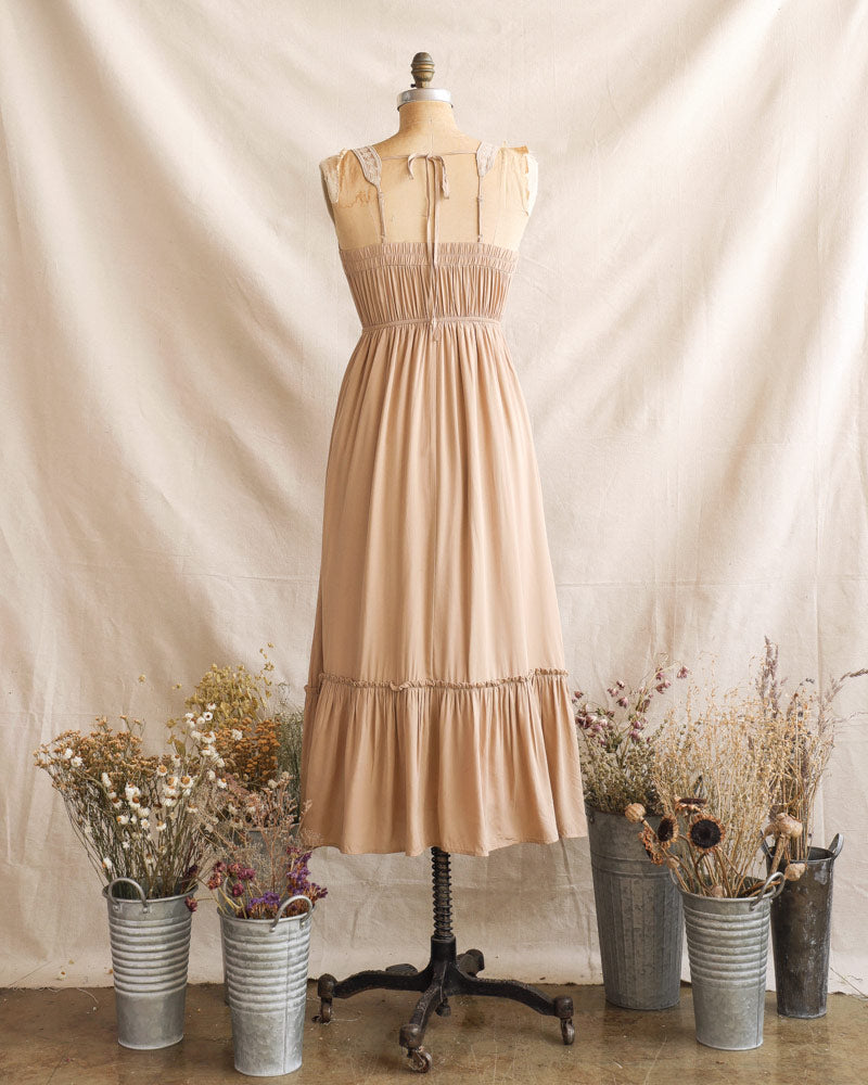 Dried Grasses Peasant Dress