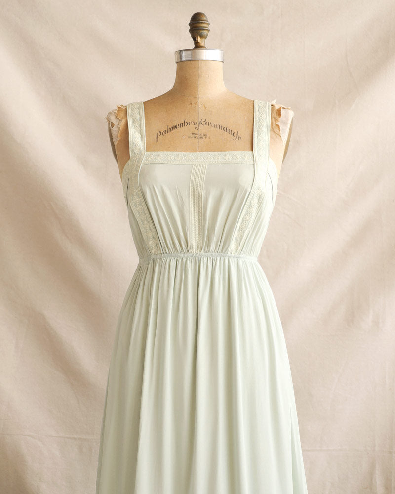 Fresh Grasses Peasant Dress