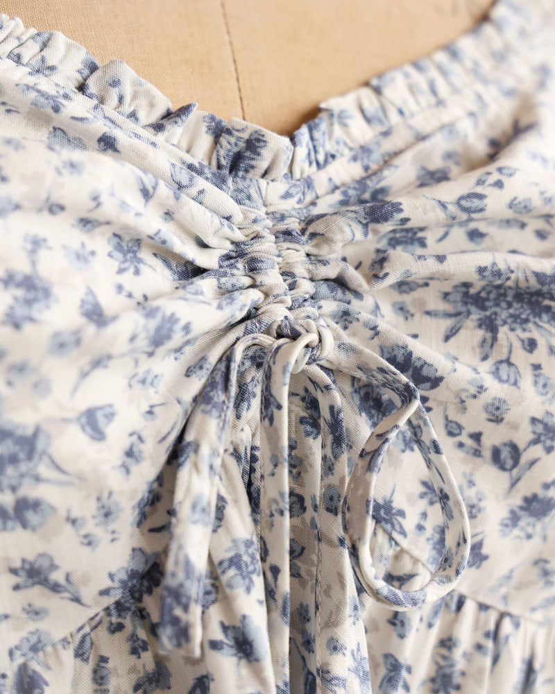 Sweet Blue Borage Top