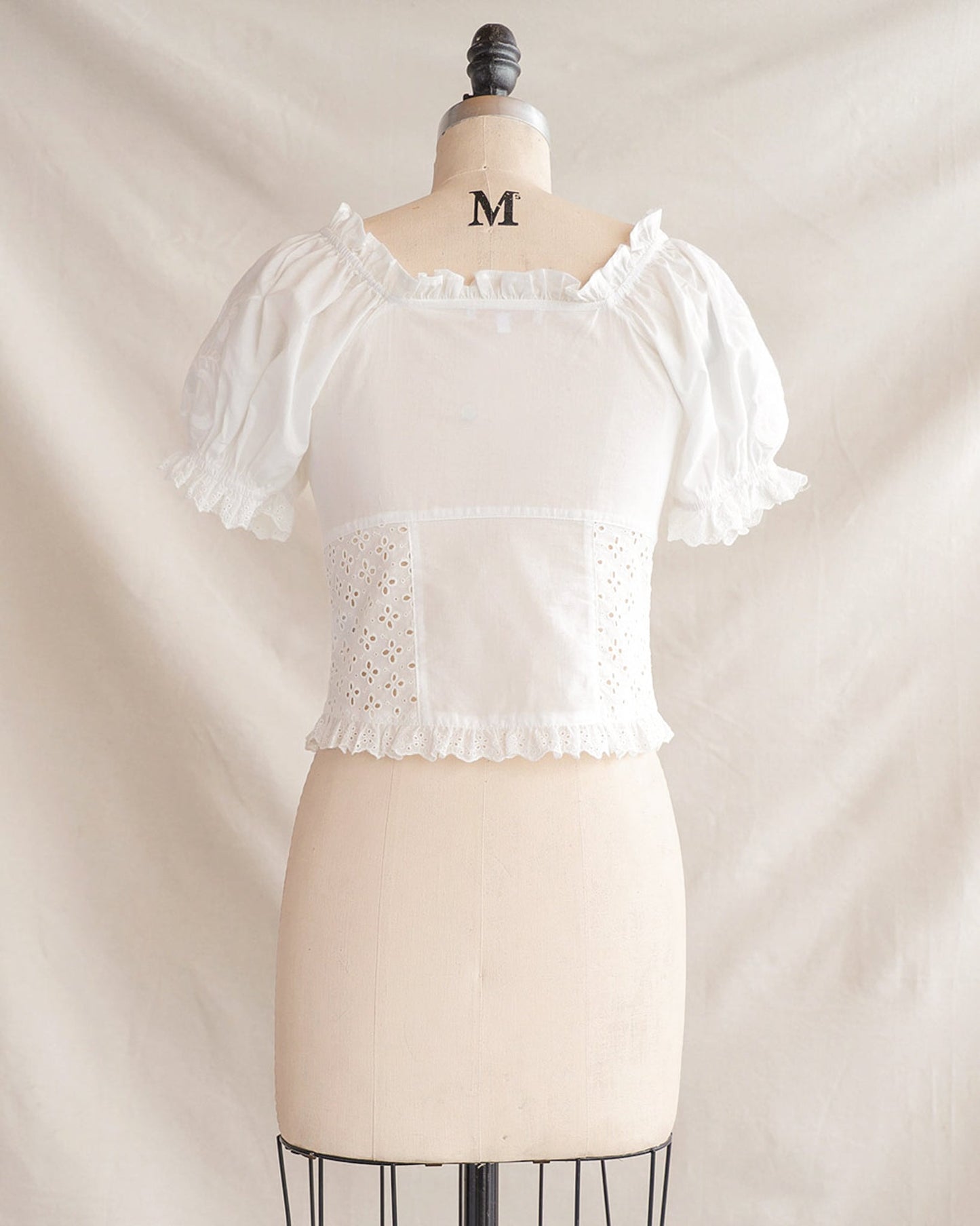 Magnolia Blooms Eyelet Top