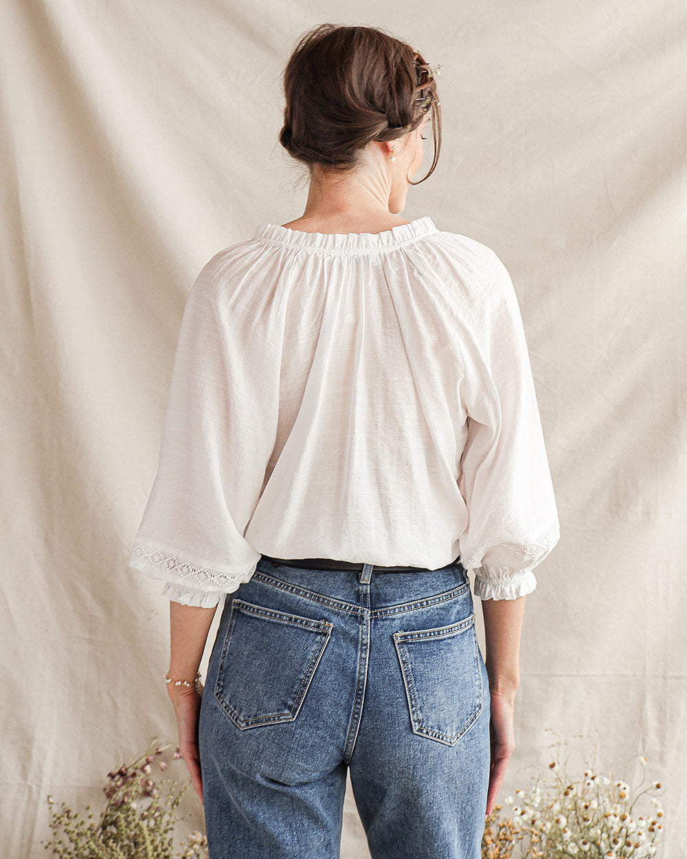 Idalia Peasant Top