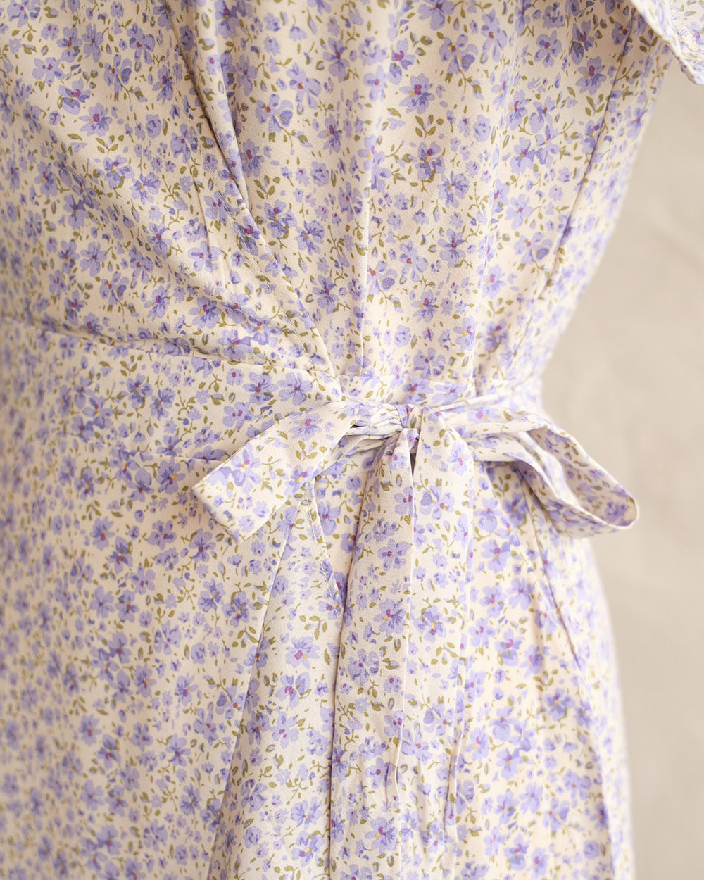 Falling Petals Wrap Dress