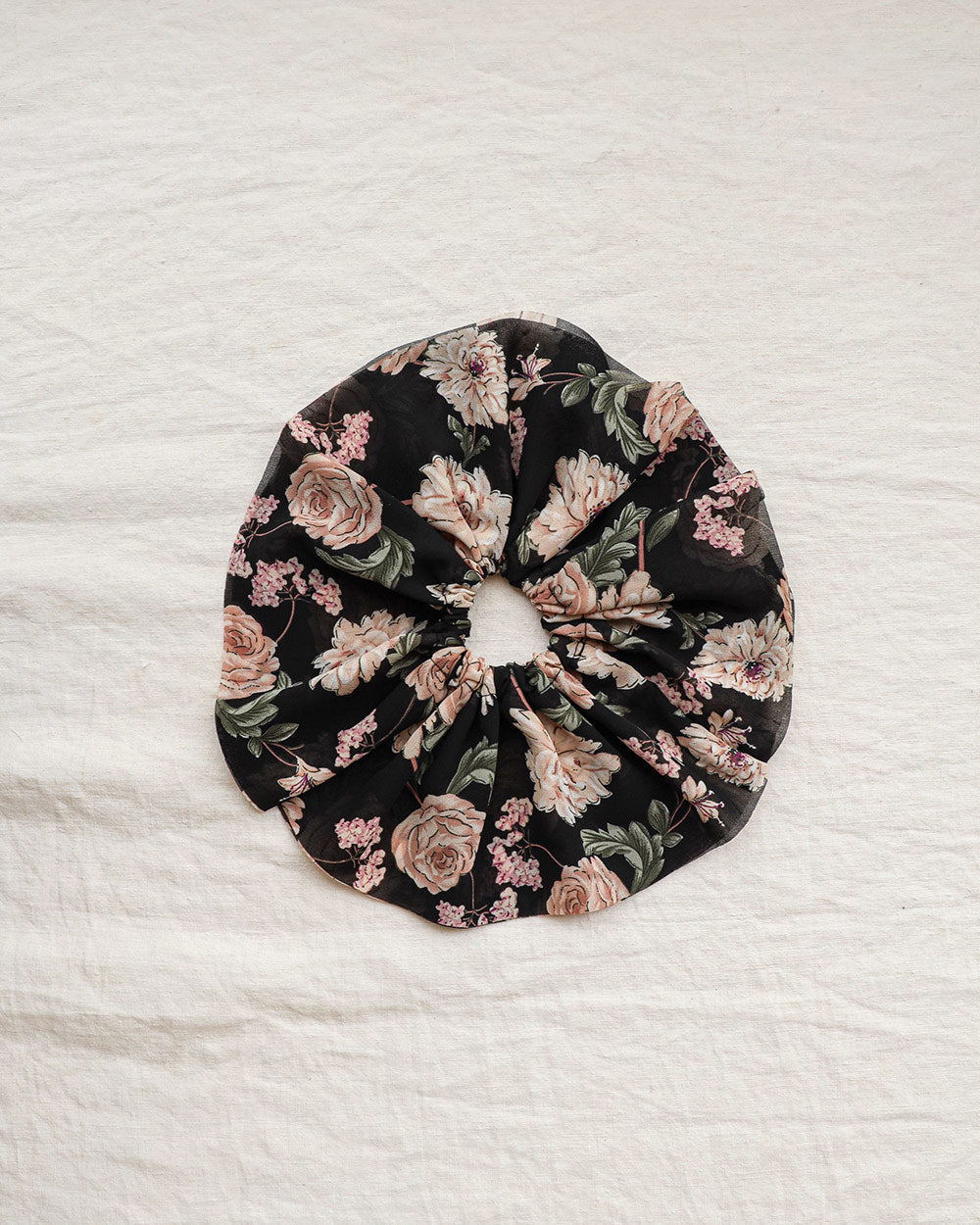 Cordelia Oversize Scrunchie - Black