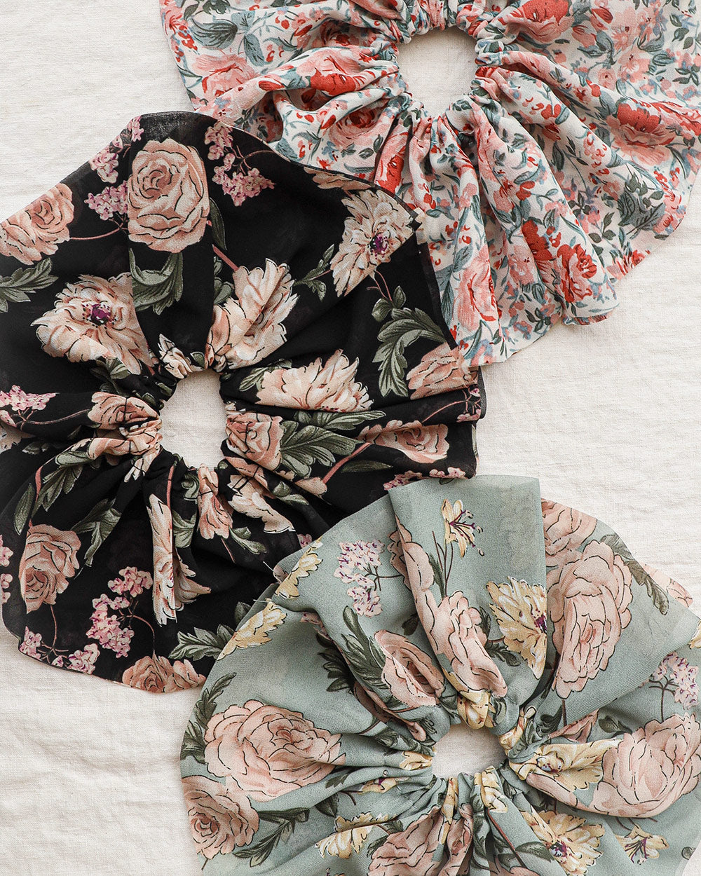 Cordelia Oversize Scrunchie - Rose