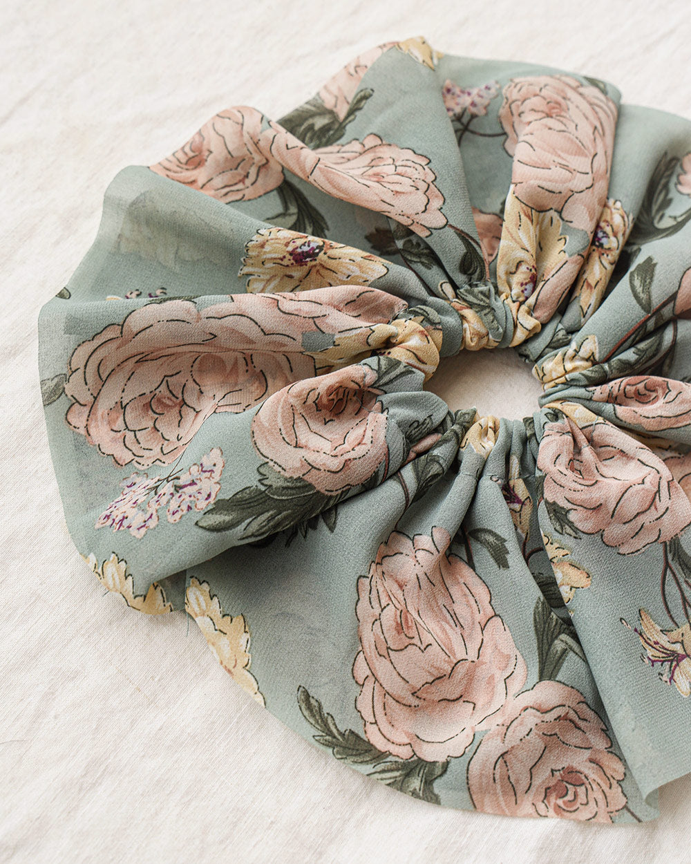 Cordelia Oversize Scrunchie - Sage