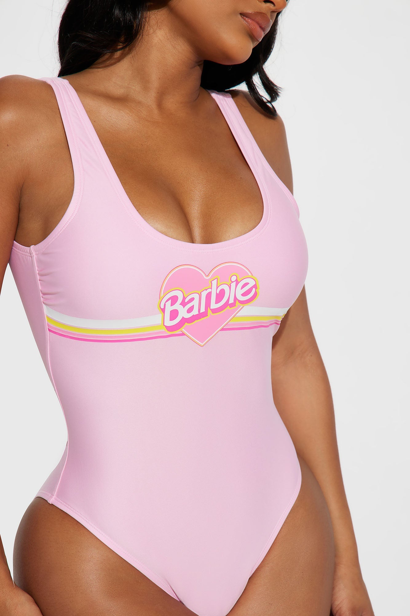 Barbie Sun And Fun 1 Piece Swimsuit - Pink