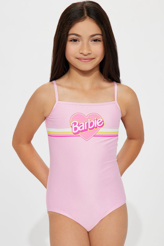 Mini Barbie Sun And Fun 1 Piece Swimsuit - Pink