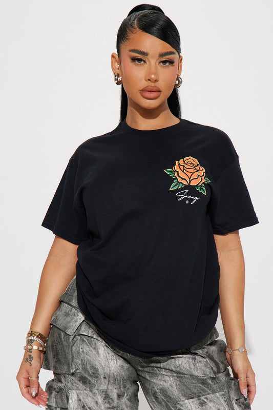 Forever Savage Graphic T-Shirt - Black