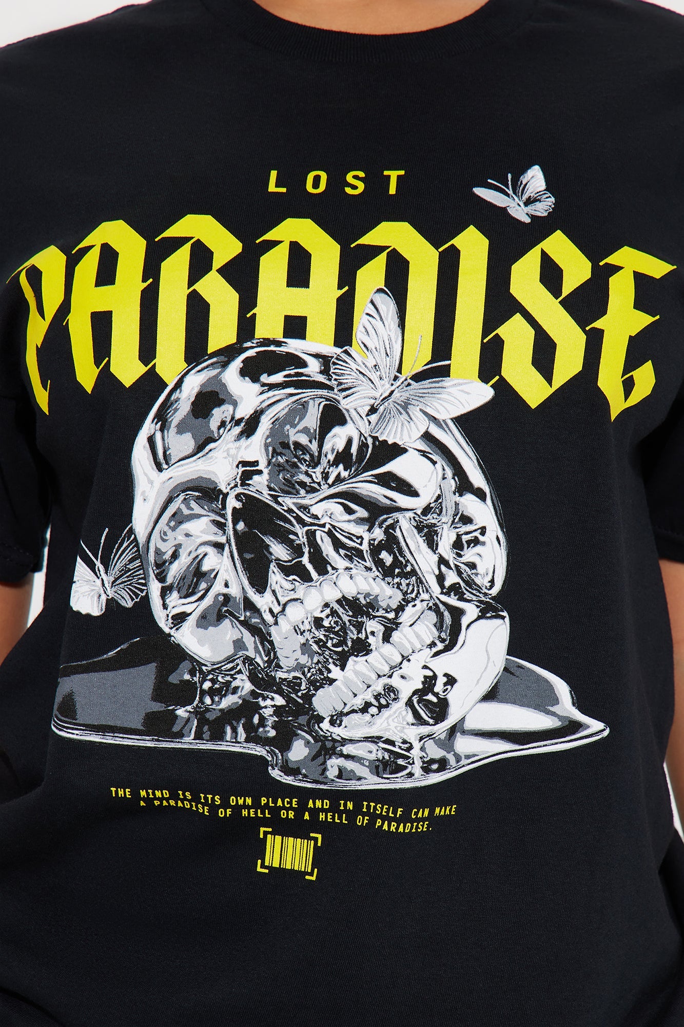 Lost In Paradise Graphic Tshirt - Black