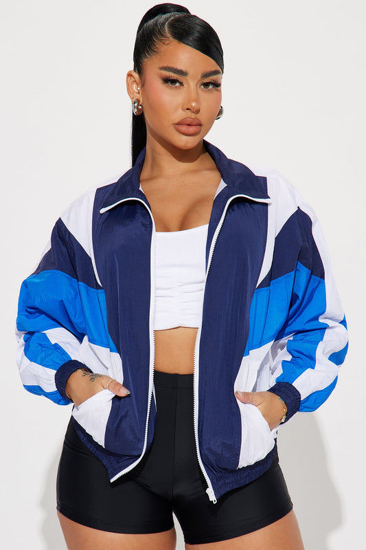 Recruitable Bomber Jacket - Royal/combo