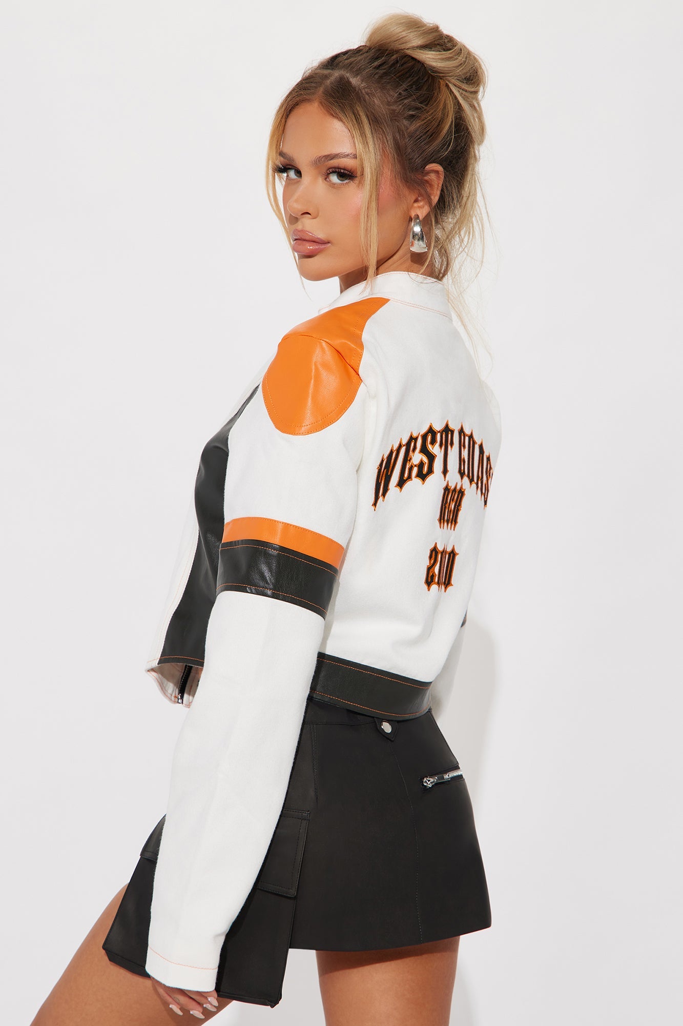 West Coast Racer Jacket - Cream/combo
