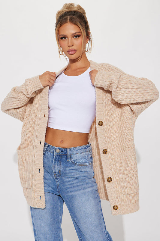 Taylee Cardigan - Sand
