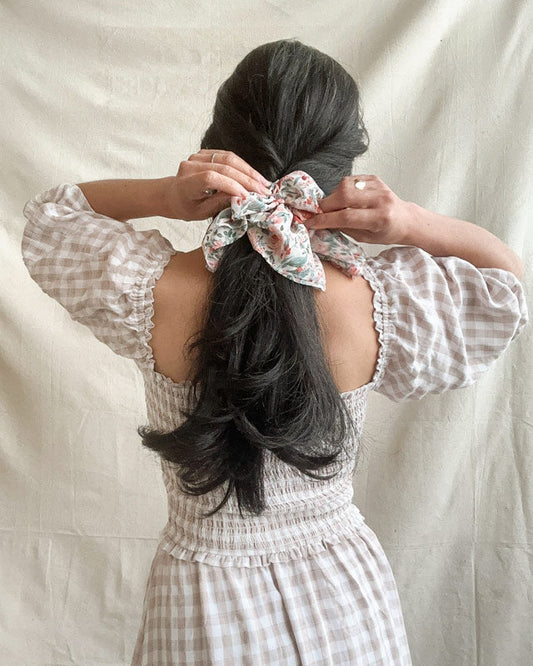 Cordelia Oversize Scrunchie - Rose