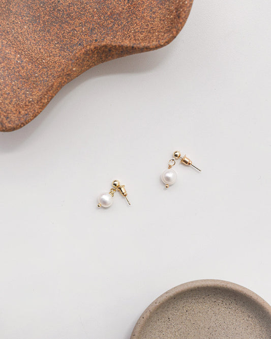 Maria Pearl Drop Earrings