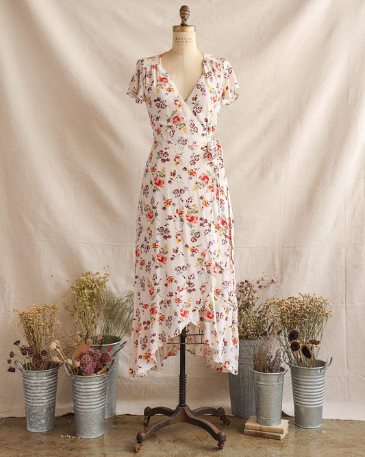 Flora in Watercolor Dress