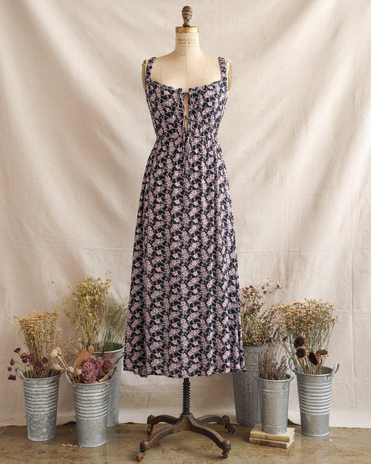 Floral Lithograph Sundress